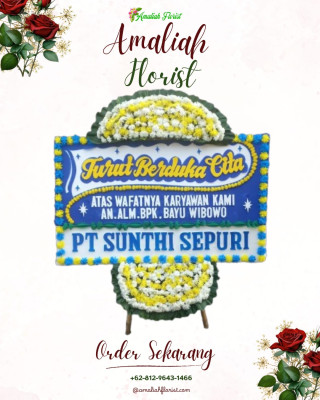 Papan Bunga Duka di Teluk Lerong Ilir